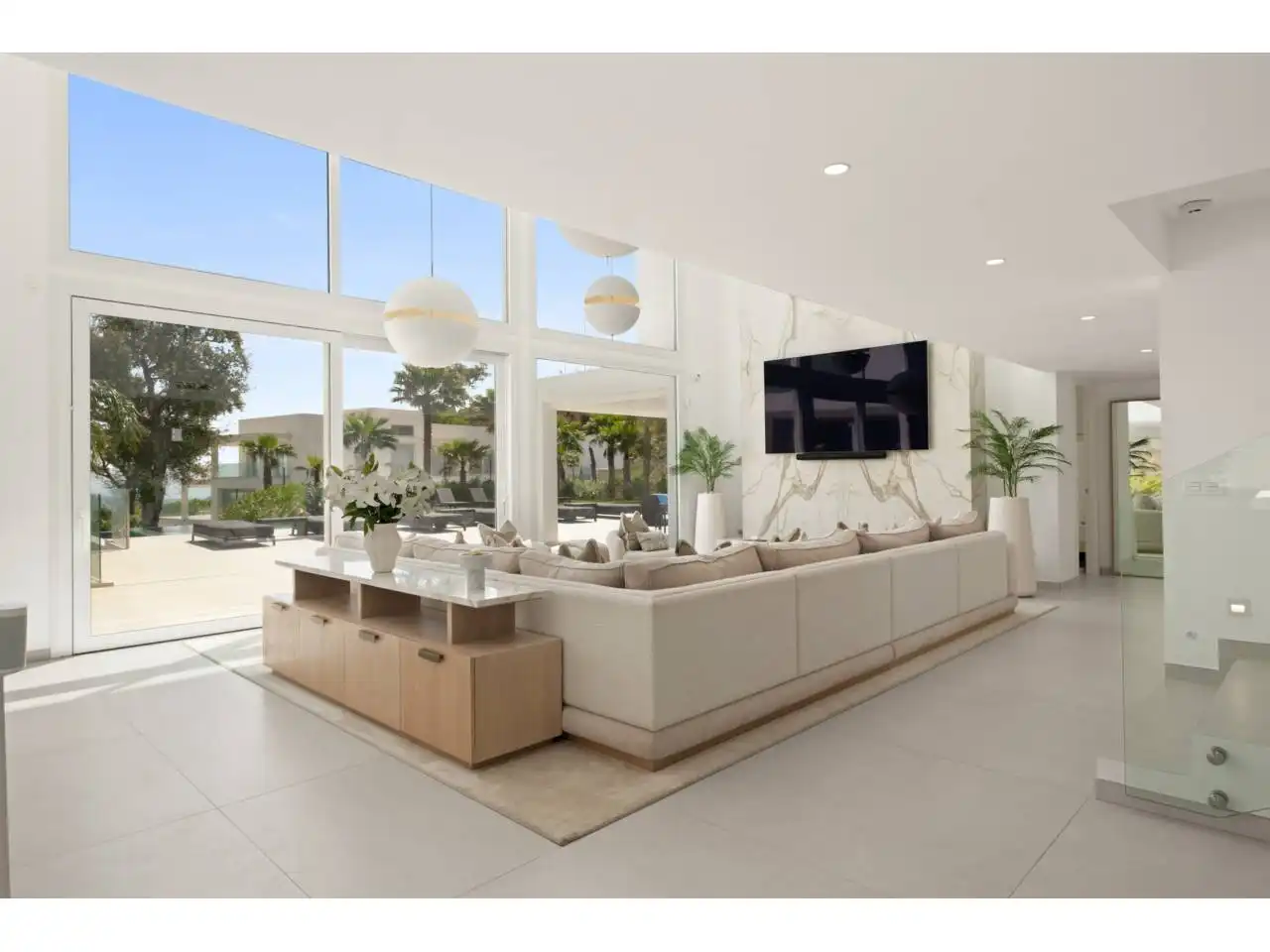 Living room of Houses for sale in Ojén  with Air Conditioner, Heating and Private garden