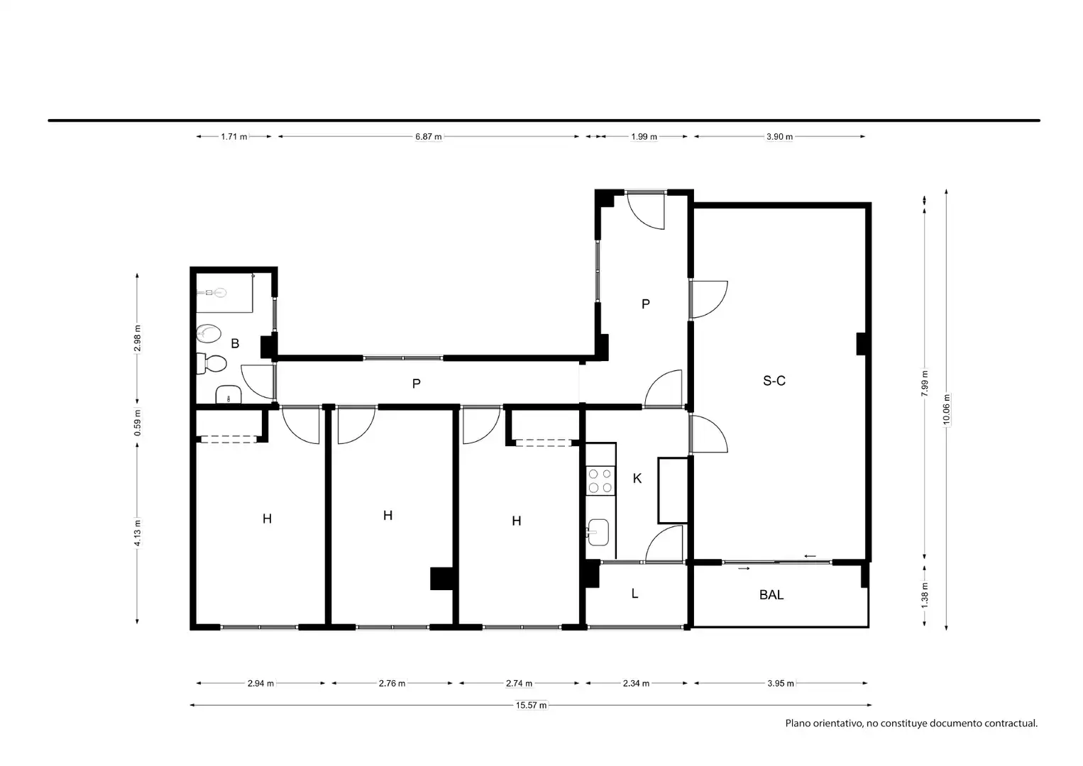 Wohnung mit Aufzug zum Verkauf in C/ Jeroni Pou, imagen 46