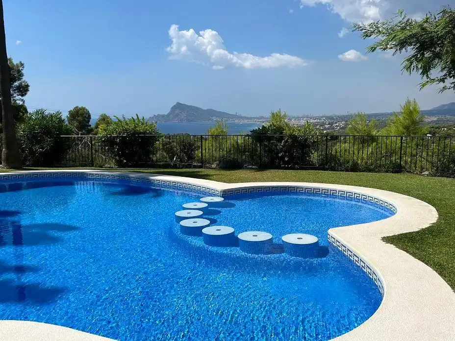 Swimming pool of Houses for rent in Altea  with Air Conditioner, Heating and Swimming Pool