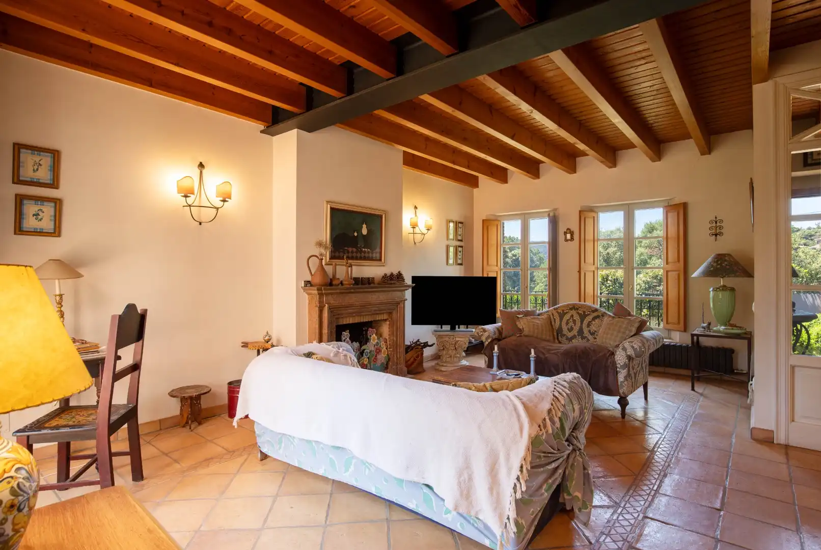 Wohnzimmer von Haus oder Chalet zum Verkauf in Matadepera mit Privatgarten und Schwimmbad