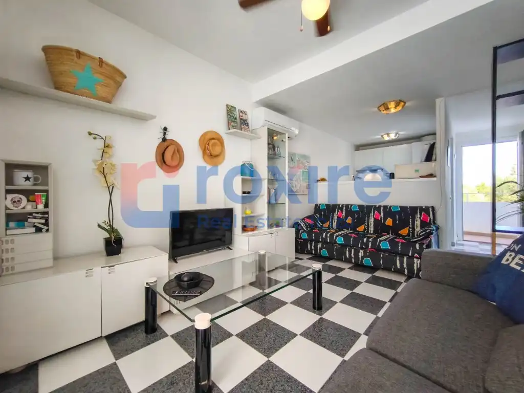 Living room of Apartments for rent in Sant Josep de sa Talaia  with Air Conditioner, Furnished and Washing machine