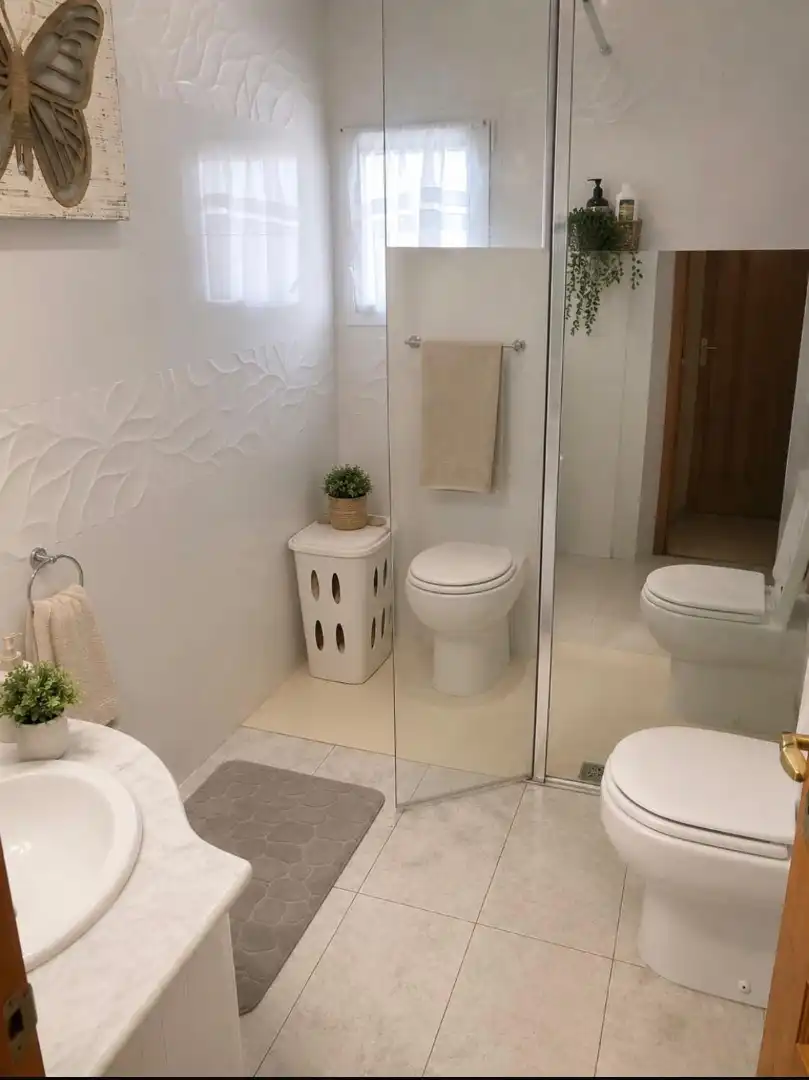 Baño de Casa o chalet en venta en Valdeavero con Calefacción, Jardín privado y Parquet