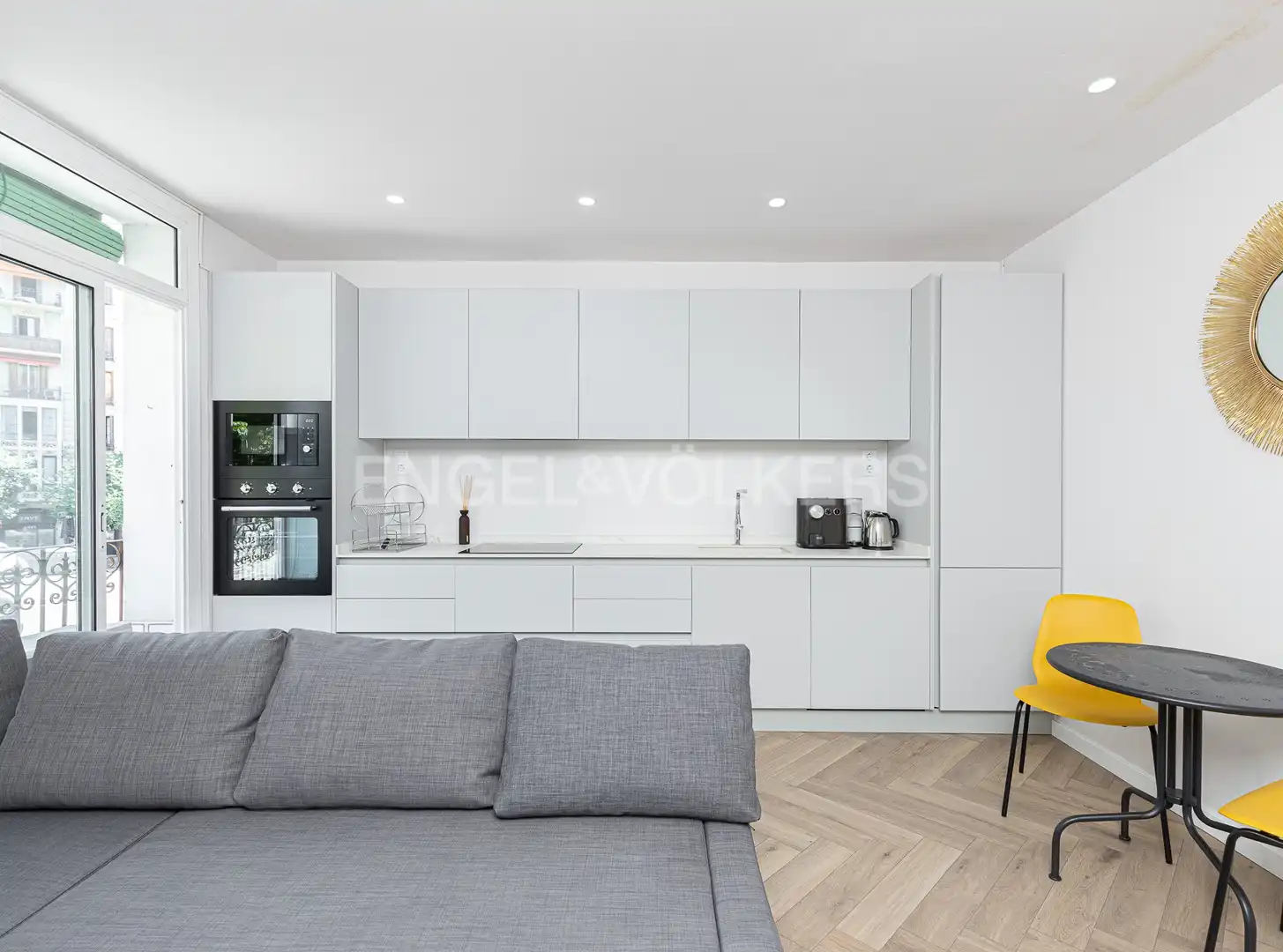 Kitchen of Flat for rent in Barcelona  with Air Conditioner, Heating and Parquet flooring
