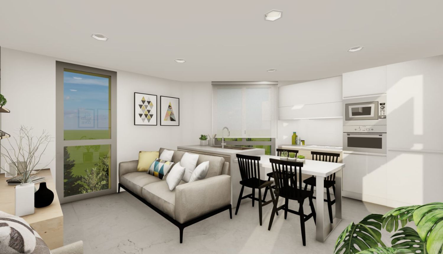 Sala d'estar de Apartament en venda en  Albacete Capital amb Calefacció i Terrassa