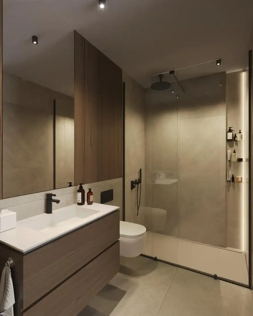 Bathroom of Apartments for sale in Guardamar del Segura  with Air Conditioner, Terrace and Community pool