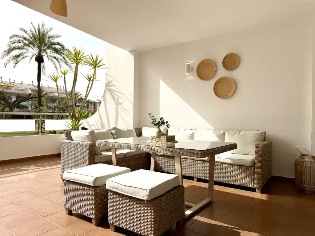 Terrassa de Apartament en venda en Torreblanca amb Aire condicionat, Jardí privat i Terrassa