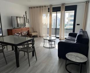 Sala d'estar de Apartament de lloguer en Calpe / Calp amb Aire condicionat, Traster i Piscina comunitària