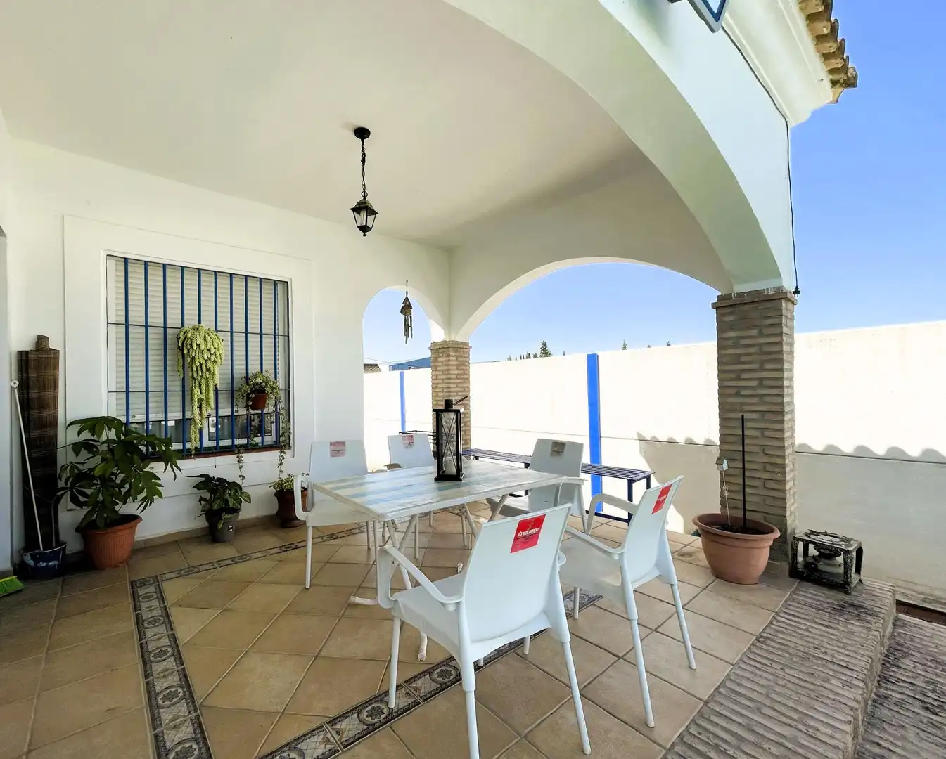 Terraza de Casa o chalet en venta en Villaverde del Río con Calefacción y Jardín privado