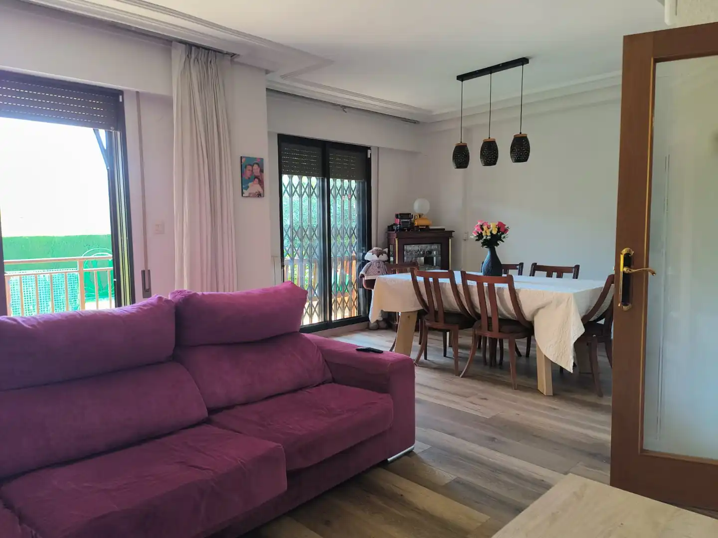 Sala d'estar de Casa adosada en venda en Utebo amb Aire condicionat, Calefacció i Jardí privat