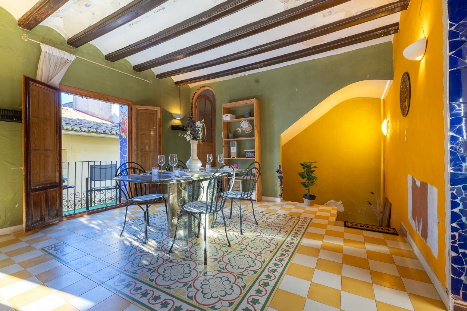 Comedor de Casa o chalet en venta en Algar de Palància con Parquet, Terraza y Trastero