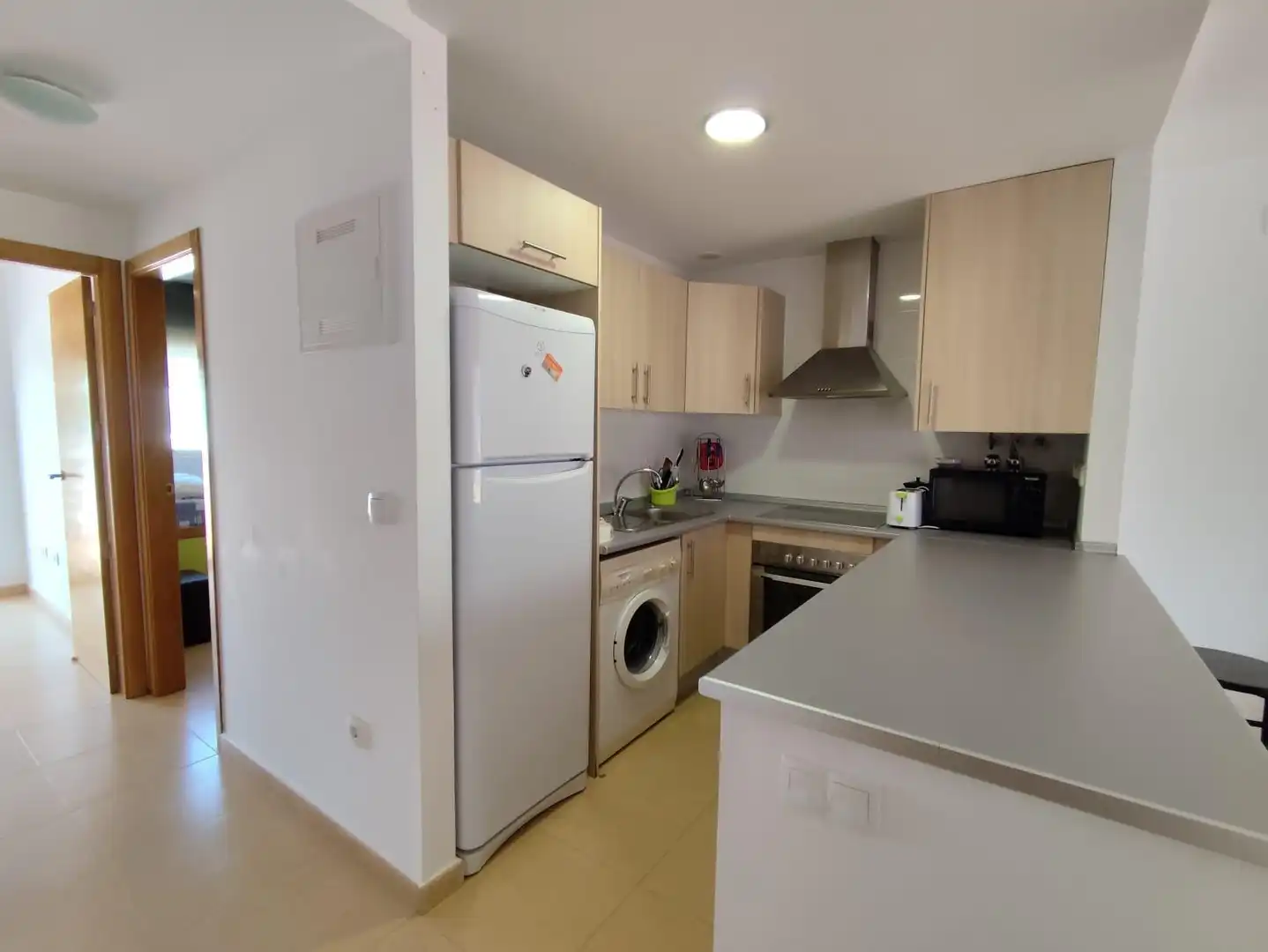Cuina de Casa o xalet en venda en Alhama de Murcia amb Jardí privat, Terrassa i Moblat