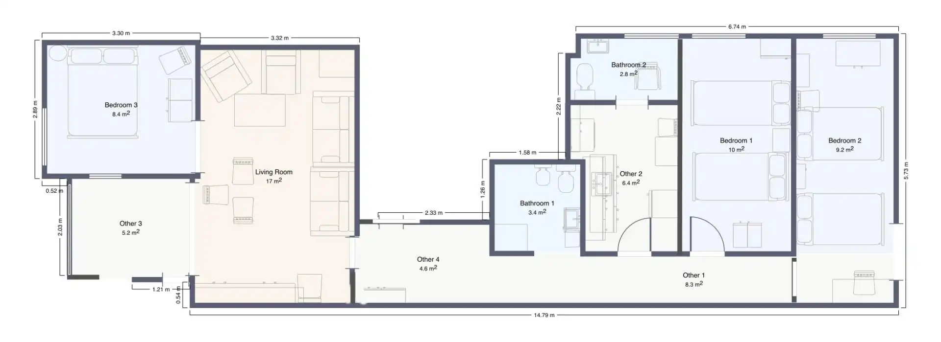 Apartamento con ascensor en alquiler en Sant Antoni, imagen 5
