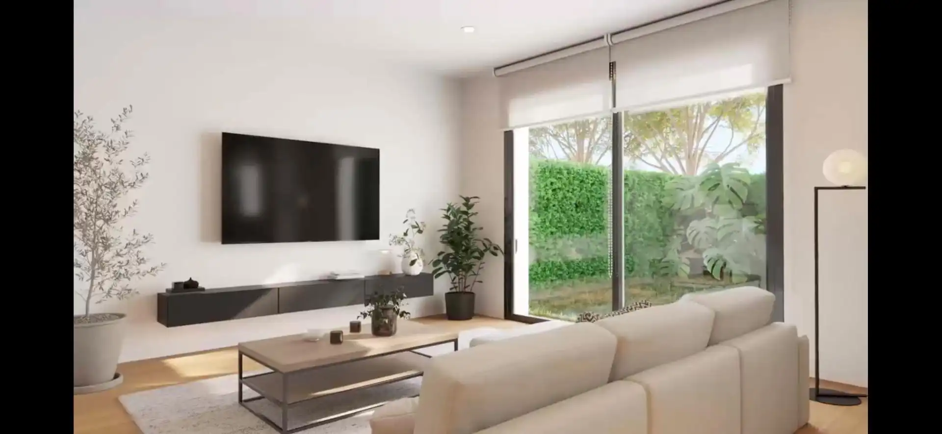 Sala de estar de Casa adosada en venta en Aldea del Fresno con Terraza