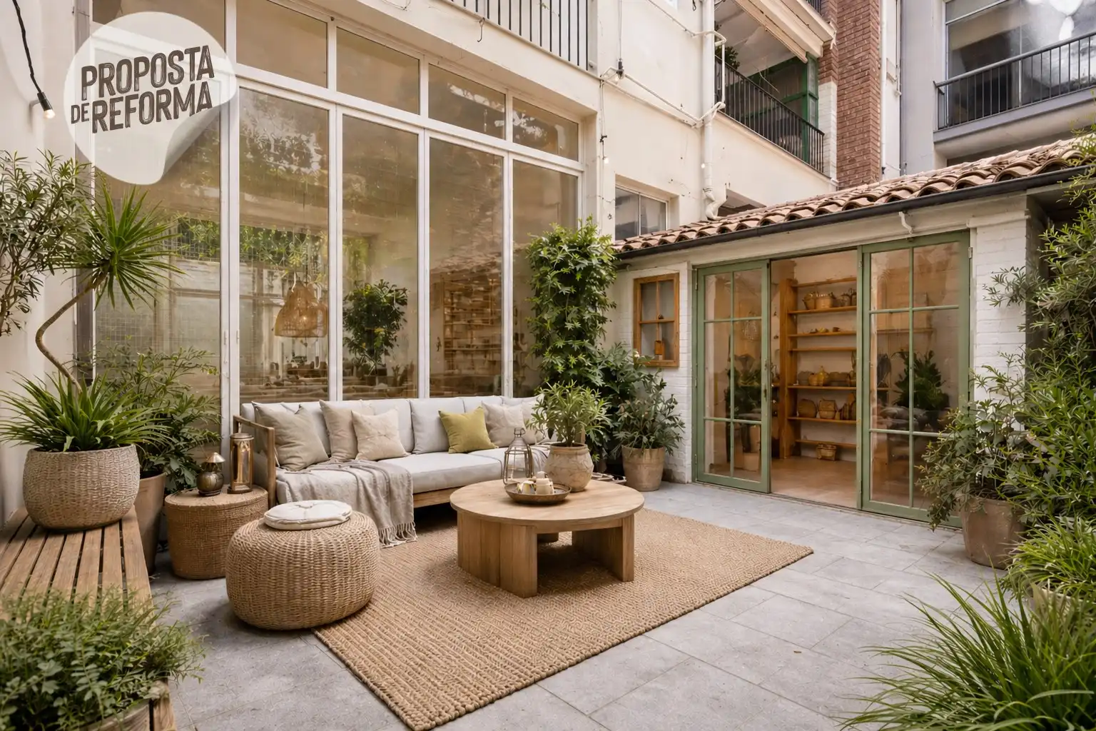 Terrassa de Planta baixa en venda en Barcelona amb Terrassa, Moblat i Balcó