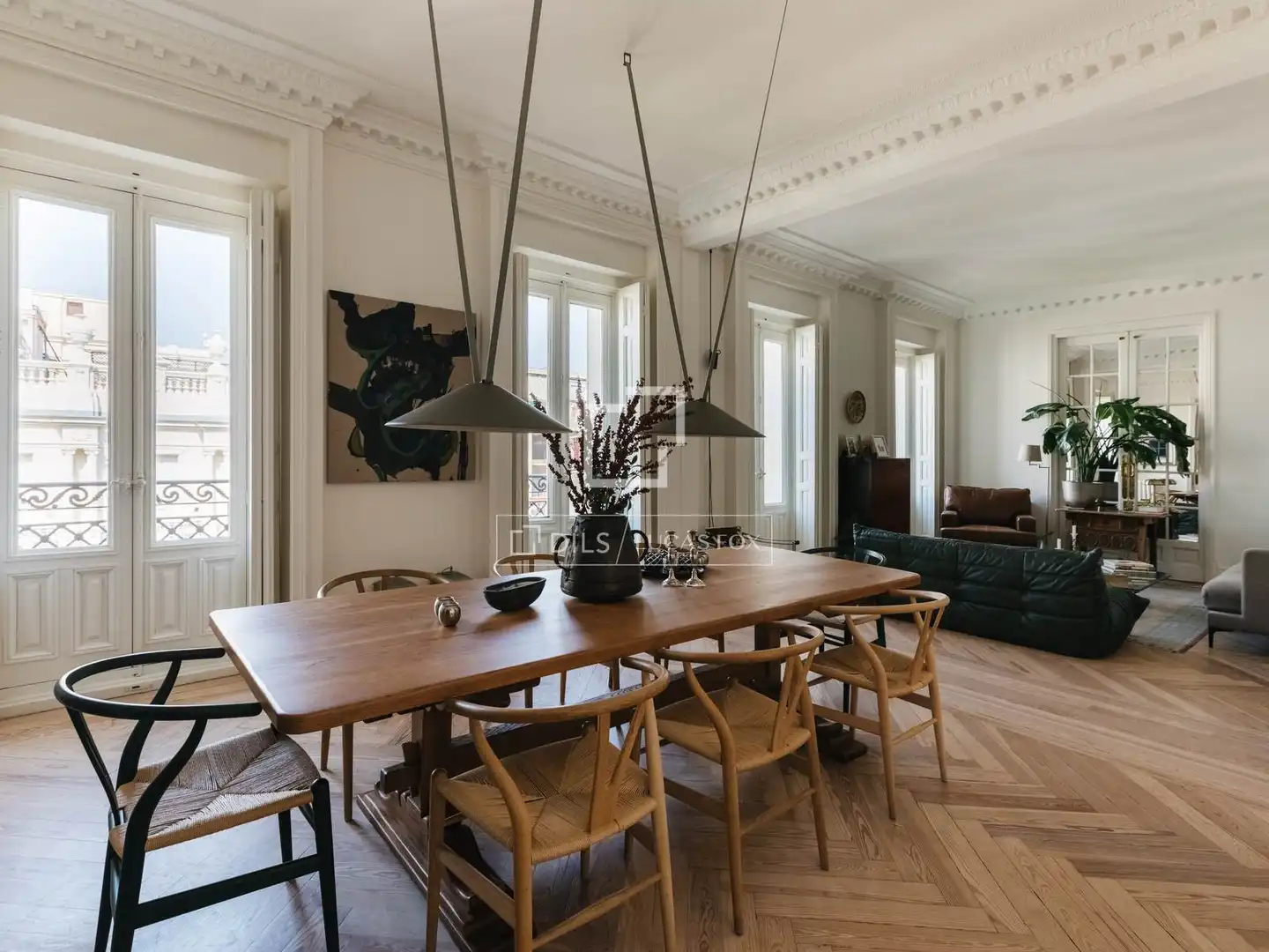 Comedor de Piso de alquiler en Salamanca con Aire acondicionado, Amueblado y Balcón