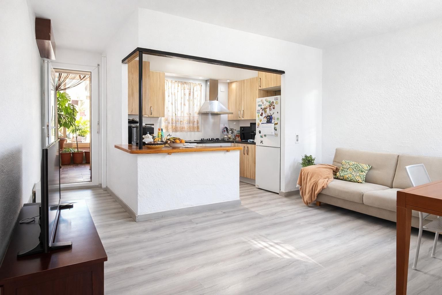 Cocina de Casa o chalet en venta en Barberà del Vallès con Jardín privado, Parquet y Terraza