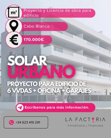 Terreno residencial en Venta en Cabo Blanco