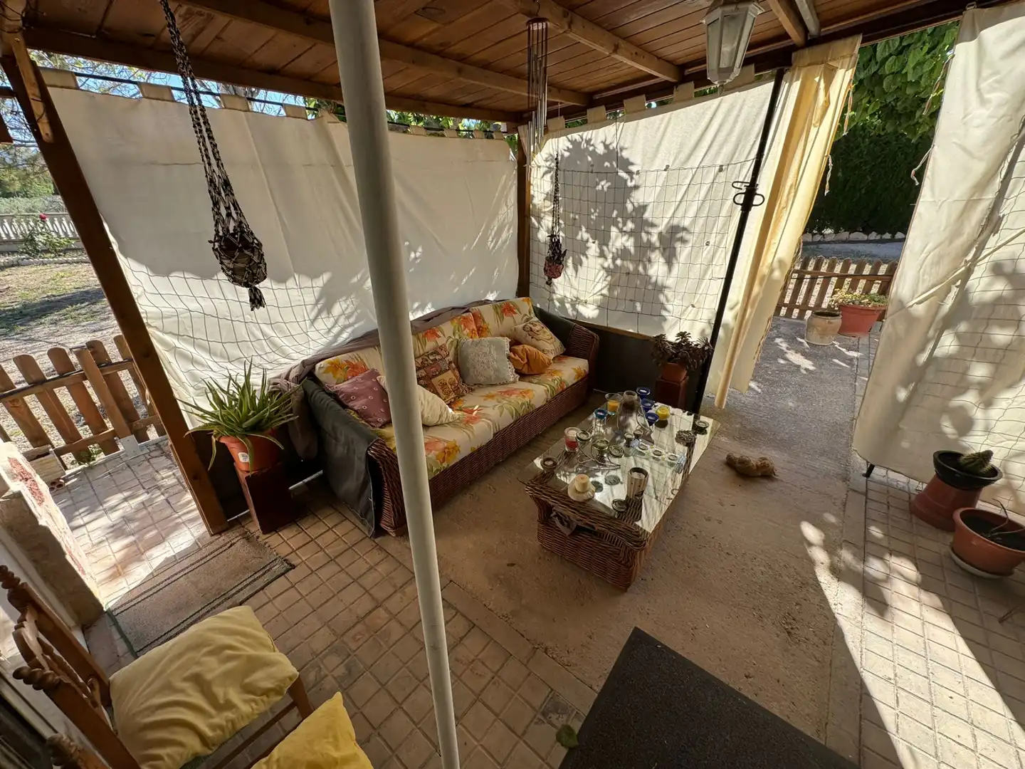 Terraza de Casa o chalet en venta en Onil con Aire acondicionado, Jardín privado y Piscina