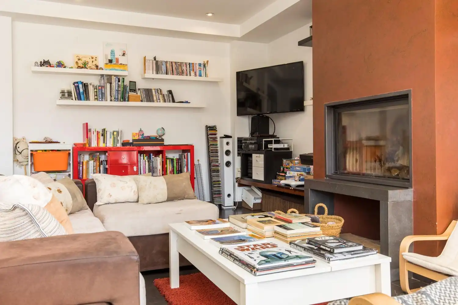 Sala de estar de Casa o chalet en venta en Boltaña con Aire acondicionado, Calefacción y Jardín privado