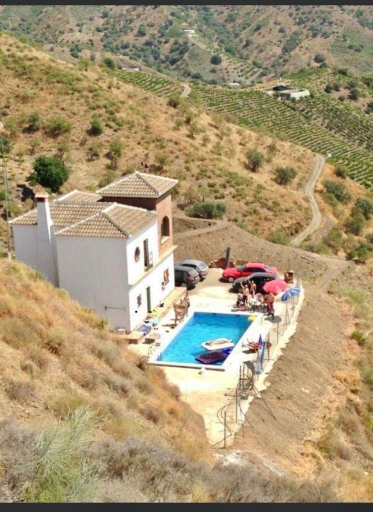 Exterior view of Country house for sale in Iznate  with Heating, Private garden and Terrace