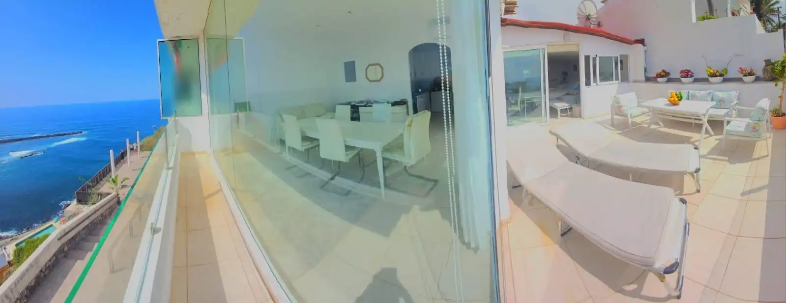 Menjador de Apartament en venda en Puerto de la Cruz amb Aire condicionat, Terrassa i Traster