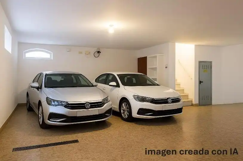 Parking de Casa o chalet en venta en Bormujos con Aire acondicionado, Calefacción y Jardín privado