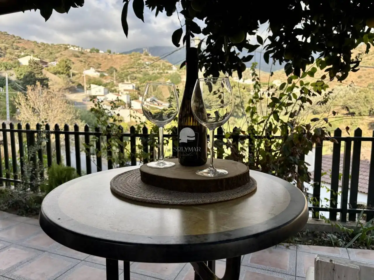 Terraza de Casa o chalet de alquiler en Canillas de Aceituno con Aire acondicionado, Calefacción y Jardín privado