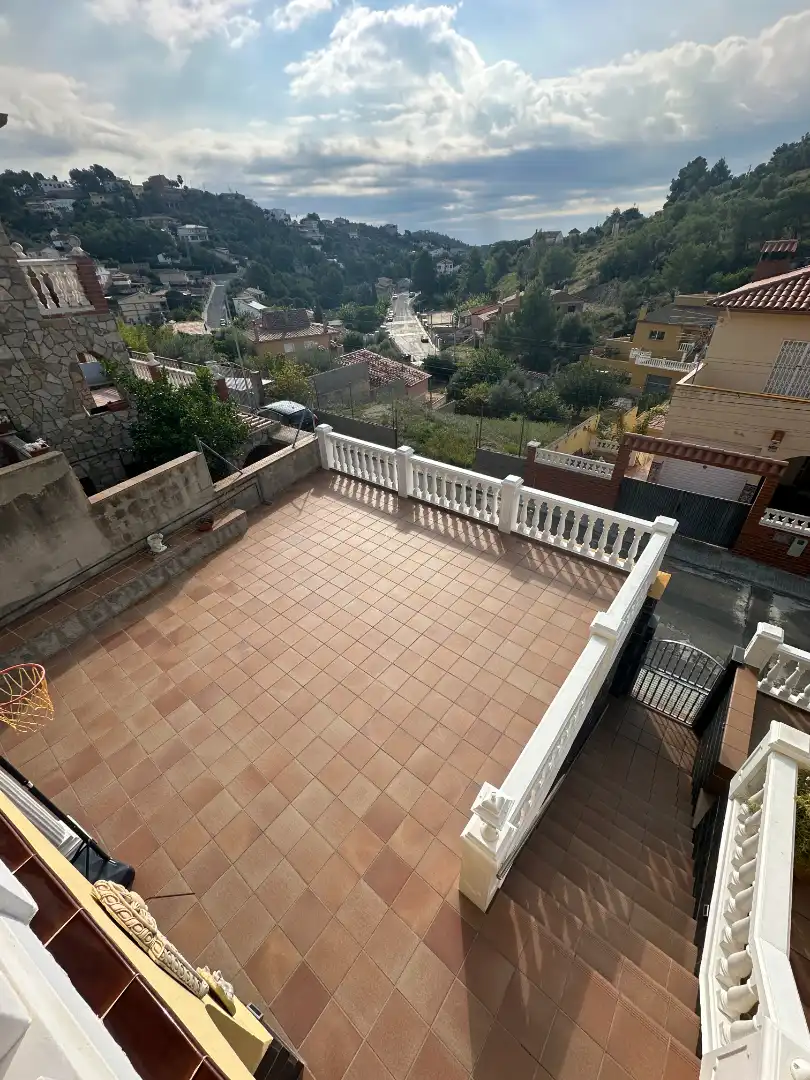 Terraza de Casa o chalet en venta en Castellet i la Gornal con Aire acondicionado, Calefacción y Jardín privado
