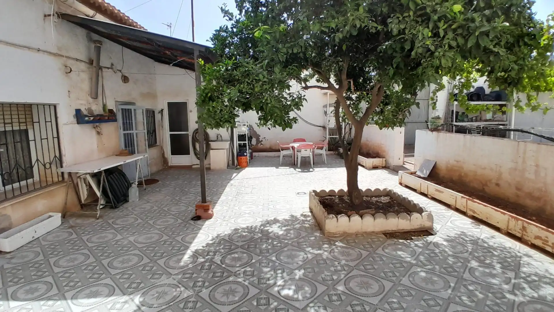 Terrassa de Casa o xalet en venda en La Unión amb Jardí privat i Moblat