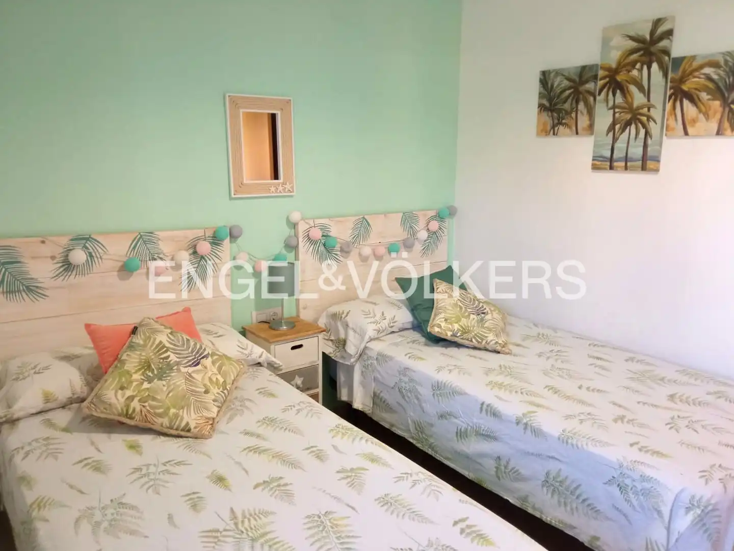 Schlafzimmer von Wohnung zur Miete in Sot de Chera mit Klimaanlage, Heizung und Möbliert