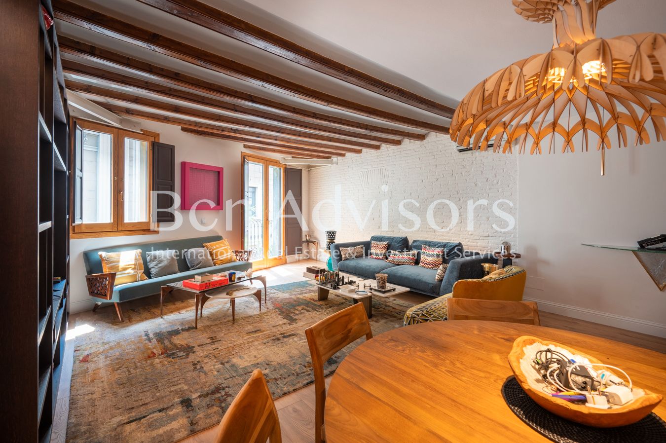 Living room of Apartment for sale in  Barcelona Capital  with Air Conditioner, Heating and Terrace
