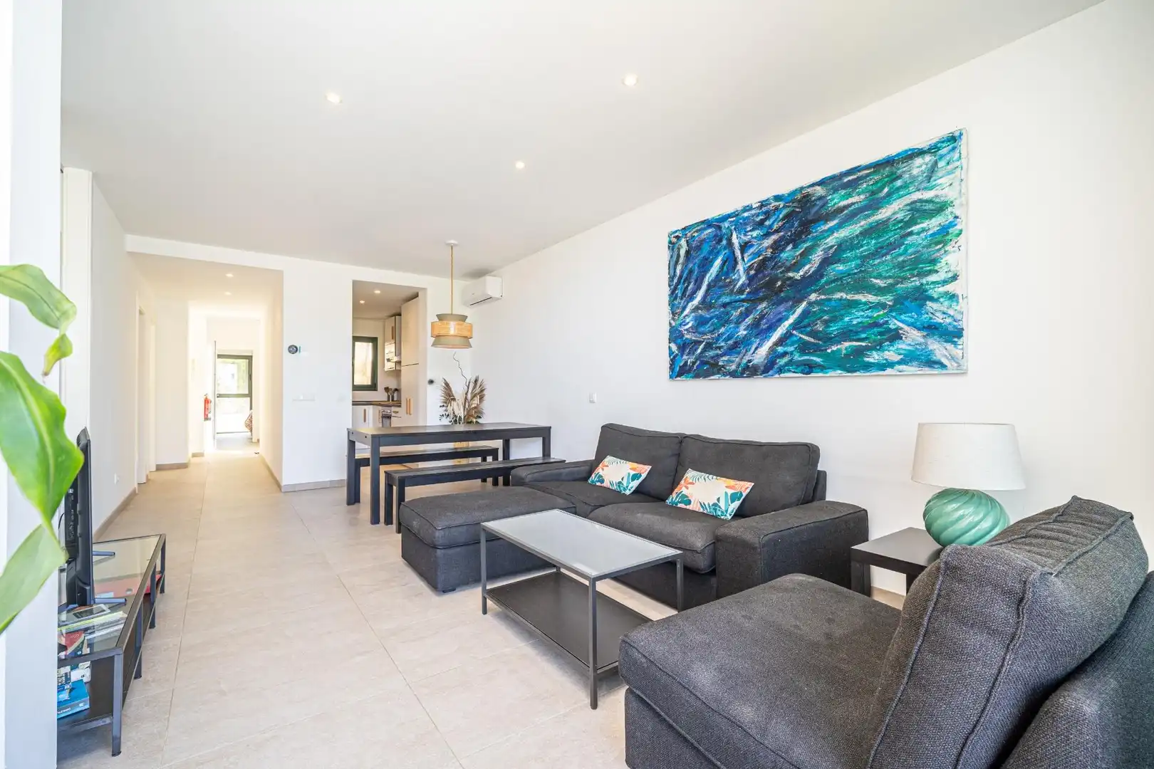 Living room of Apartments for sale in Pollença  with Private garden, Terrace and Furnished