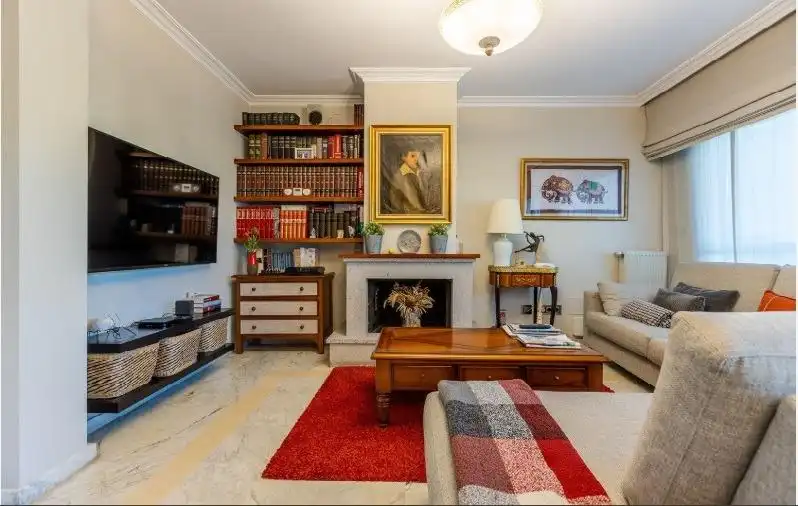 Sala d'estar de Casa adosada en venda en A Coruña Capital  amb Terrassa
