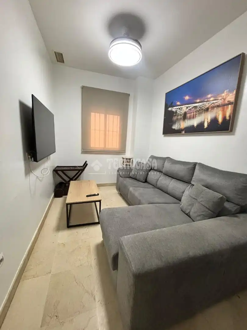 Sala de estar de Piso de alquiler en Sevilla con Aire acondicionado