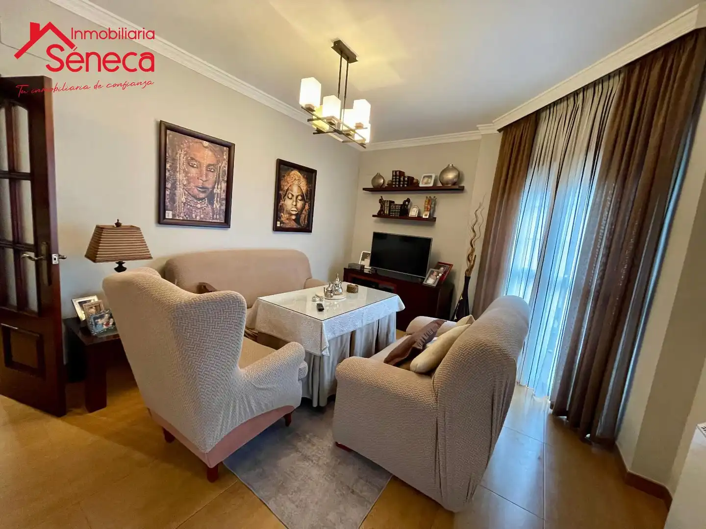 Living room of Flat for sale in La Victoria  with Air Conditioner, Heating and Terrace