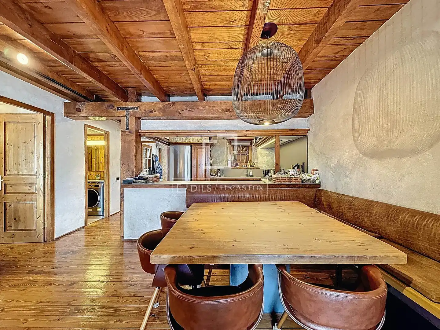 Kitchen of Flat for rent in Madrid  with Heating, Parquet flooring and Terrace