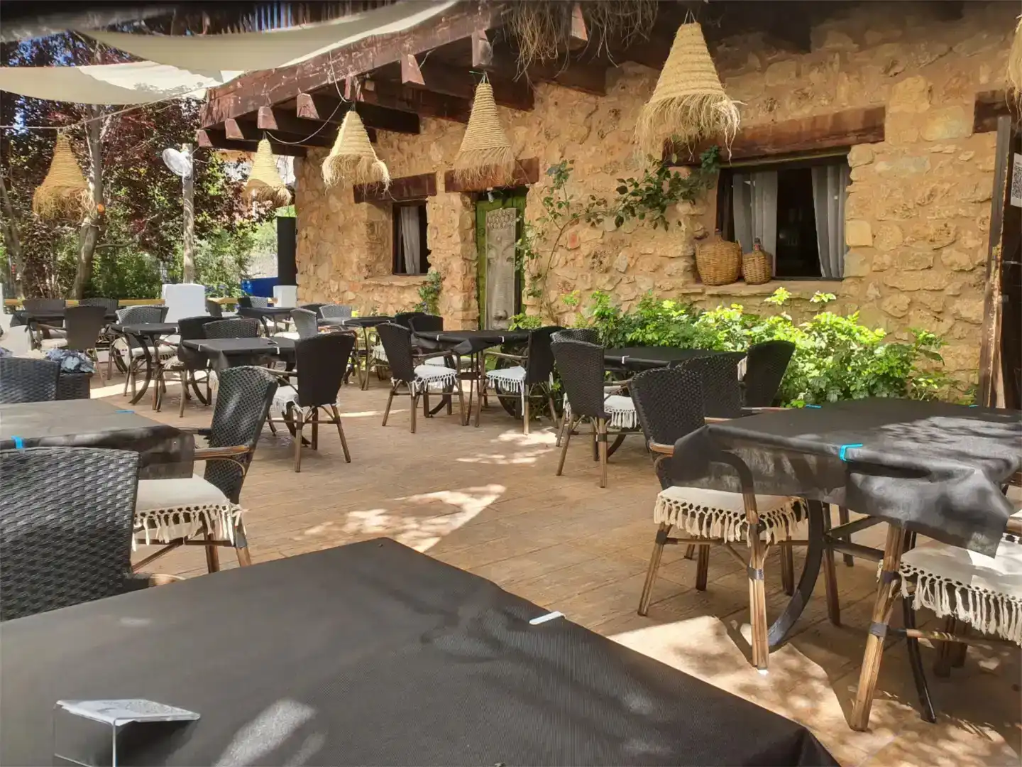 Terrasse von Country house zum Verkauf in Madrid mit Klimaanlage, Privatgarten und Parkett