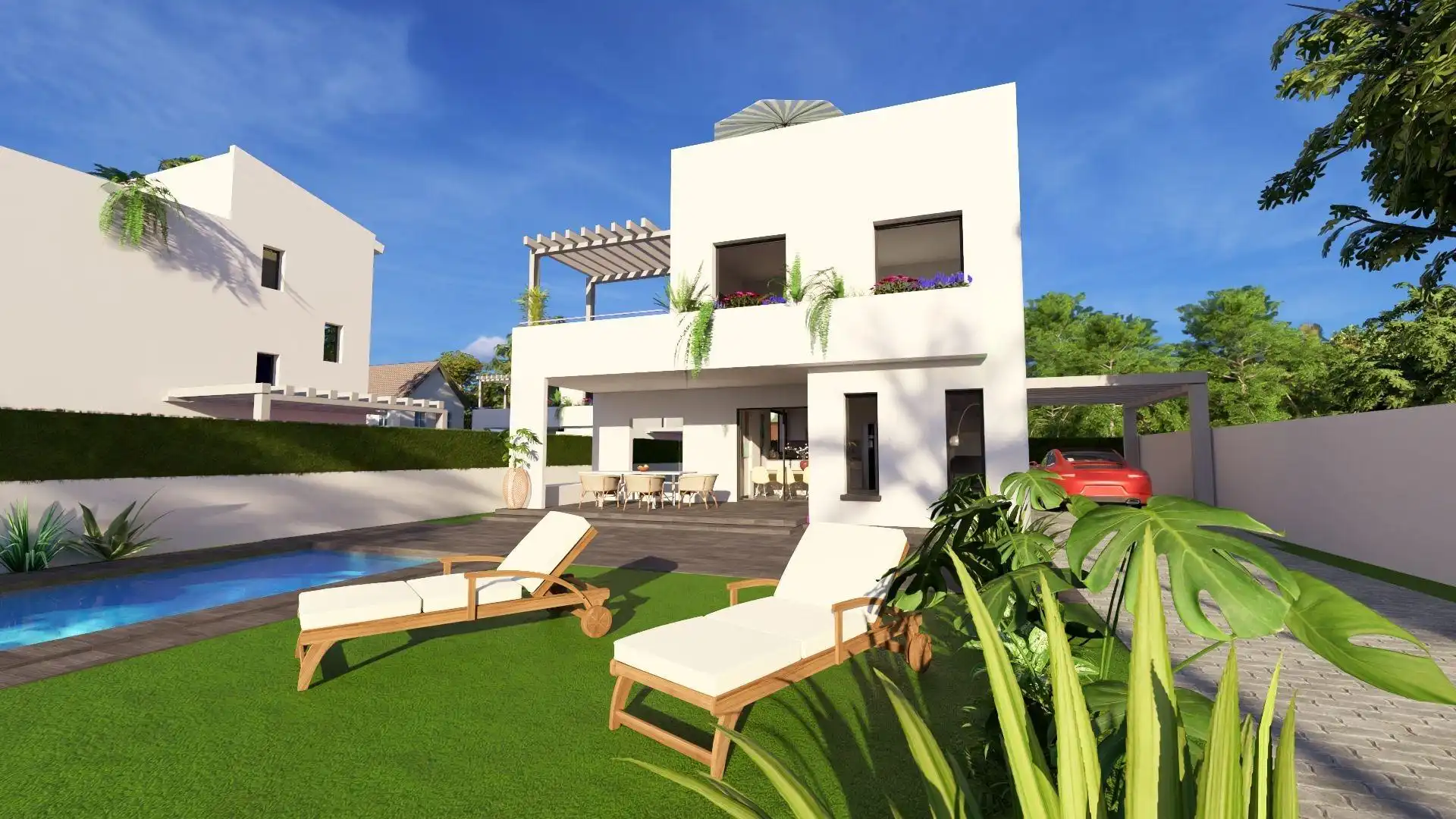 Villa con piscina in vendita a MARITIM 52
