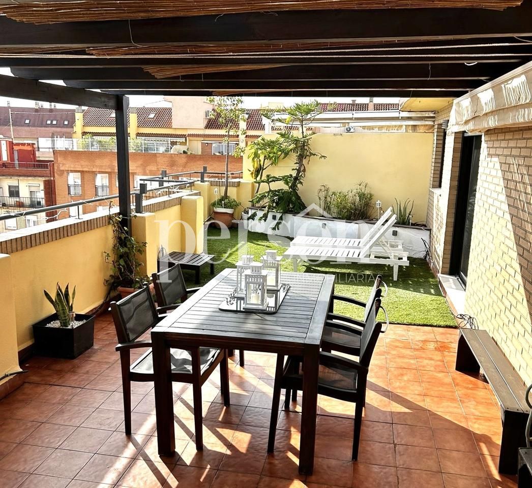 Terrace of Flat to rent in  Valencia Capital  with Air Conditioner, Heating and Terrace