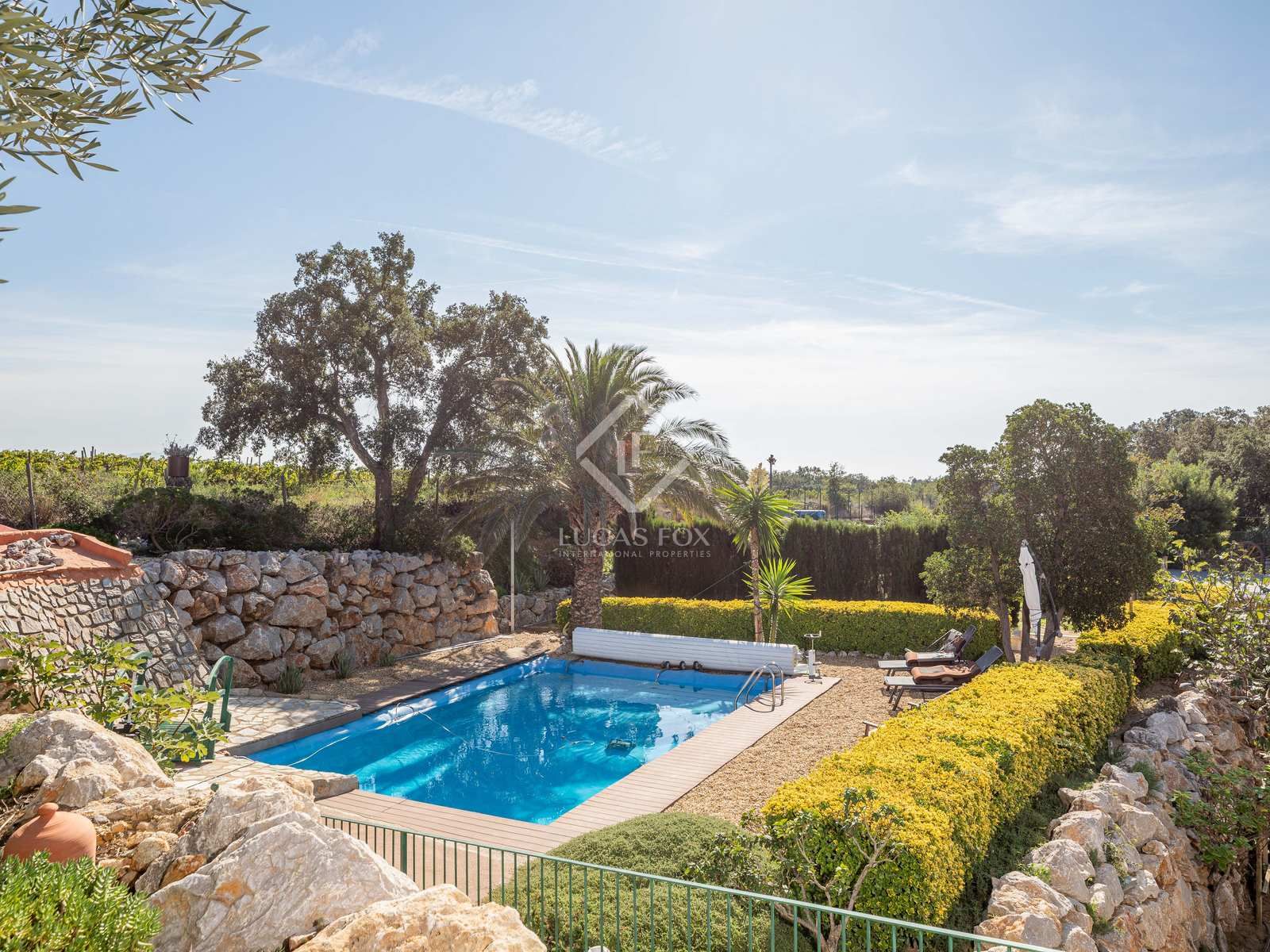 Jardí de Finca rústica en venda en Masarac i Vilarnadal amb Aire condicionat i Piscina