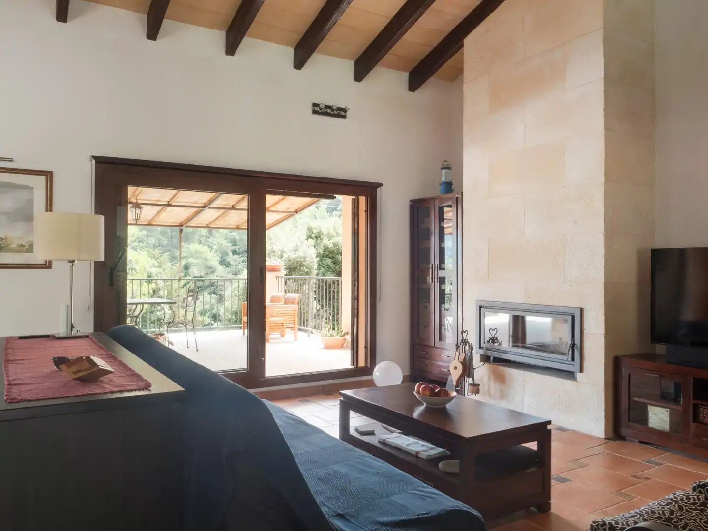 Sala de estar de Casa o chalet en venta en Escorca con Calefacción, Jardín privado y Terraza