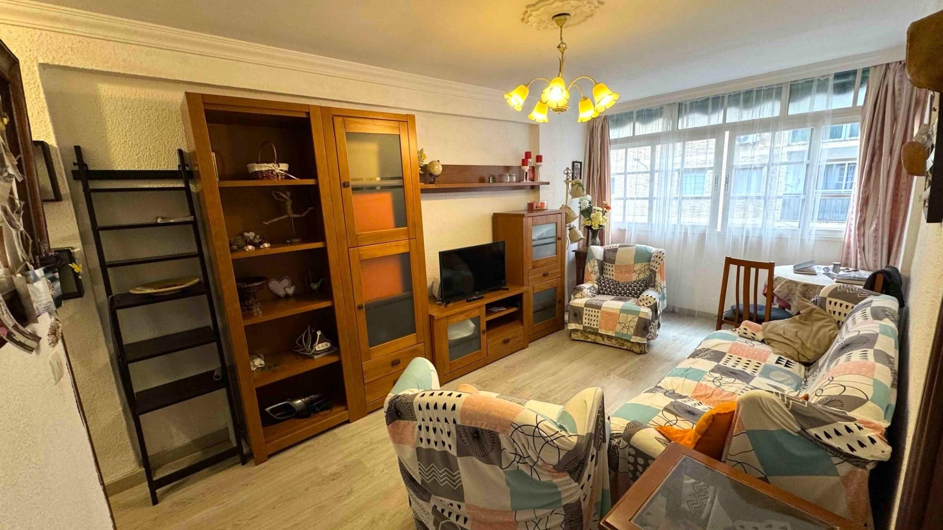 Sala d'estar de Pis en venda en Málaga Capital