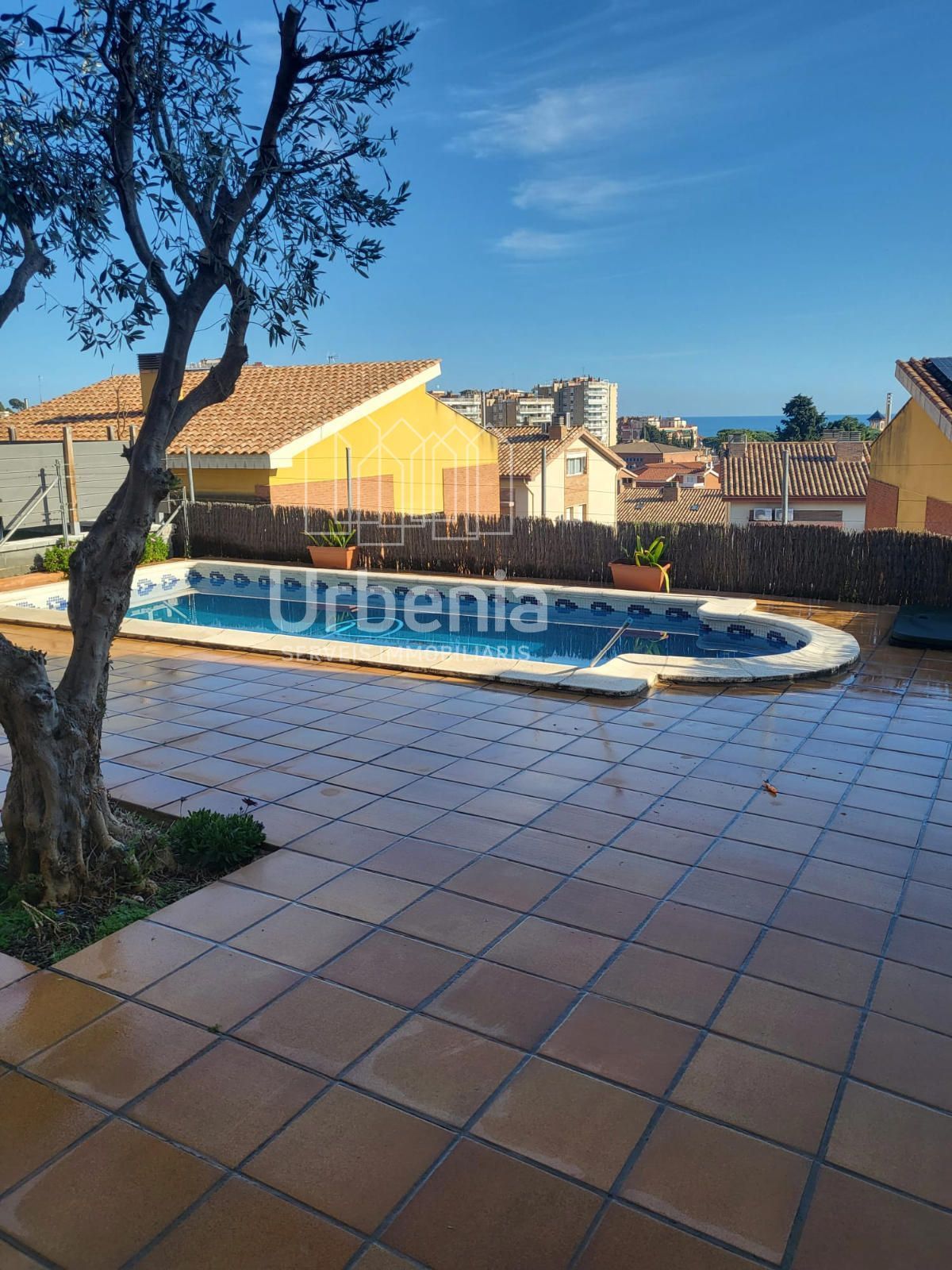 Swimming pool of House or chalet for sale in Sant Vicenç de Montalt  with Air Conditioner, Heating and Swimming Pool