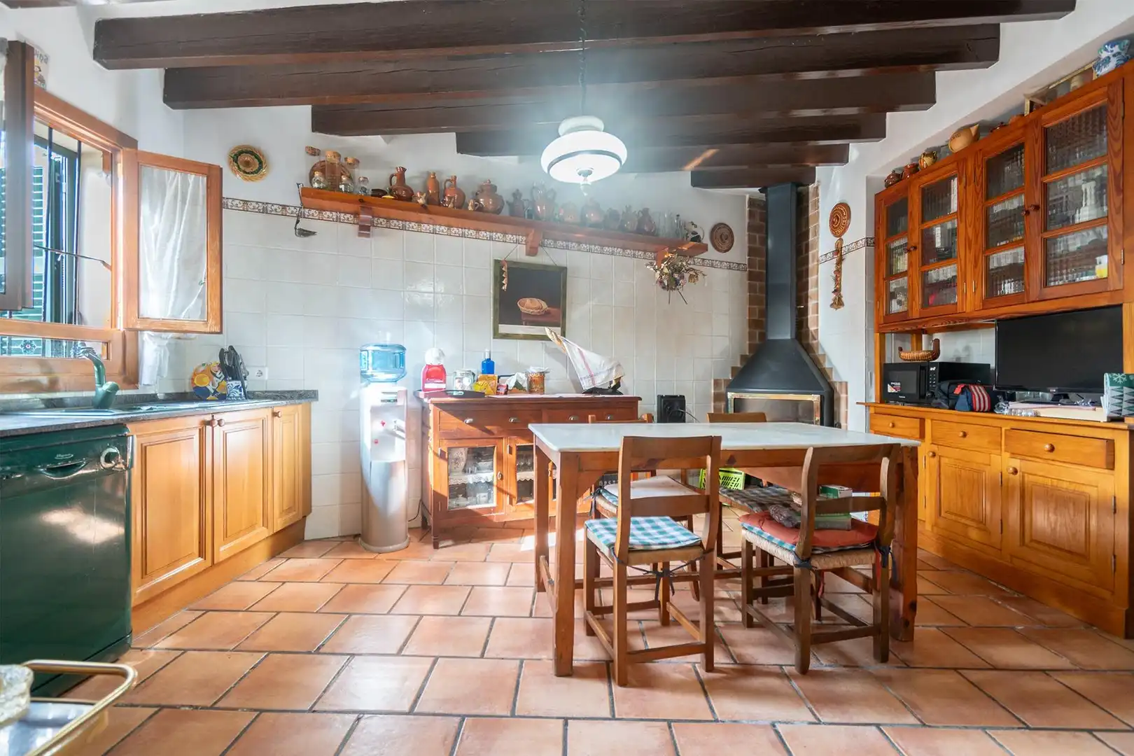 Cuina de Casa o xalet en venda en  Palma de Mallorca amb Calefacció, Jardí privat i Terrassa