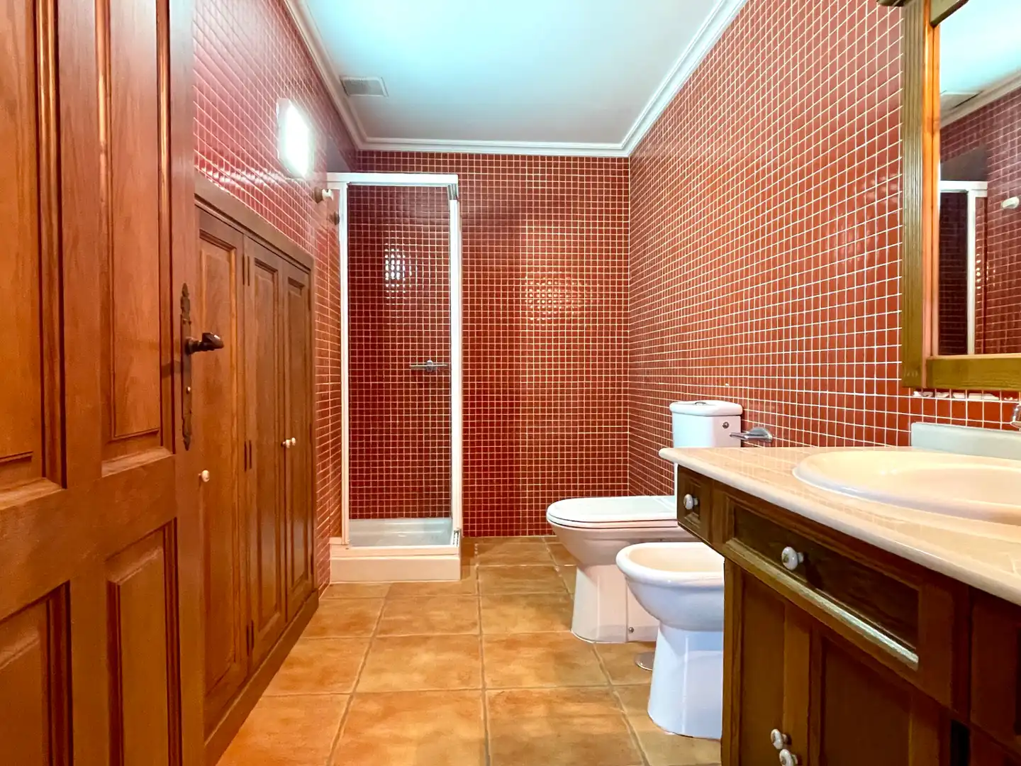 Baño de Finca rústica en venta en Soutomaior con Calefacción, Jardín privado y Terraza