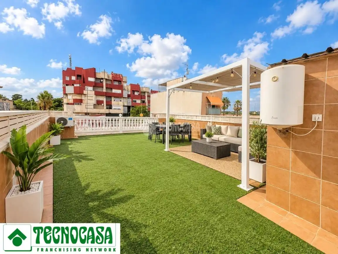 Terraza de Casa adosada en venta en San Francisco