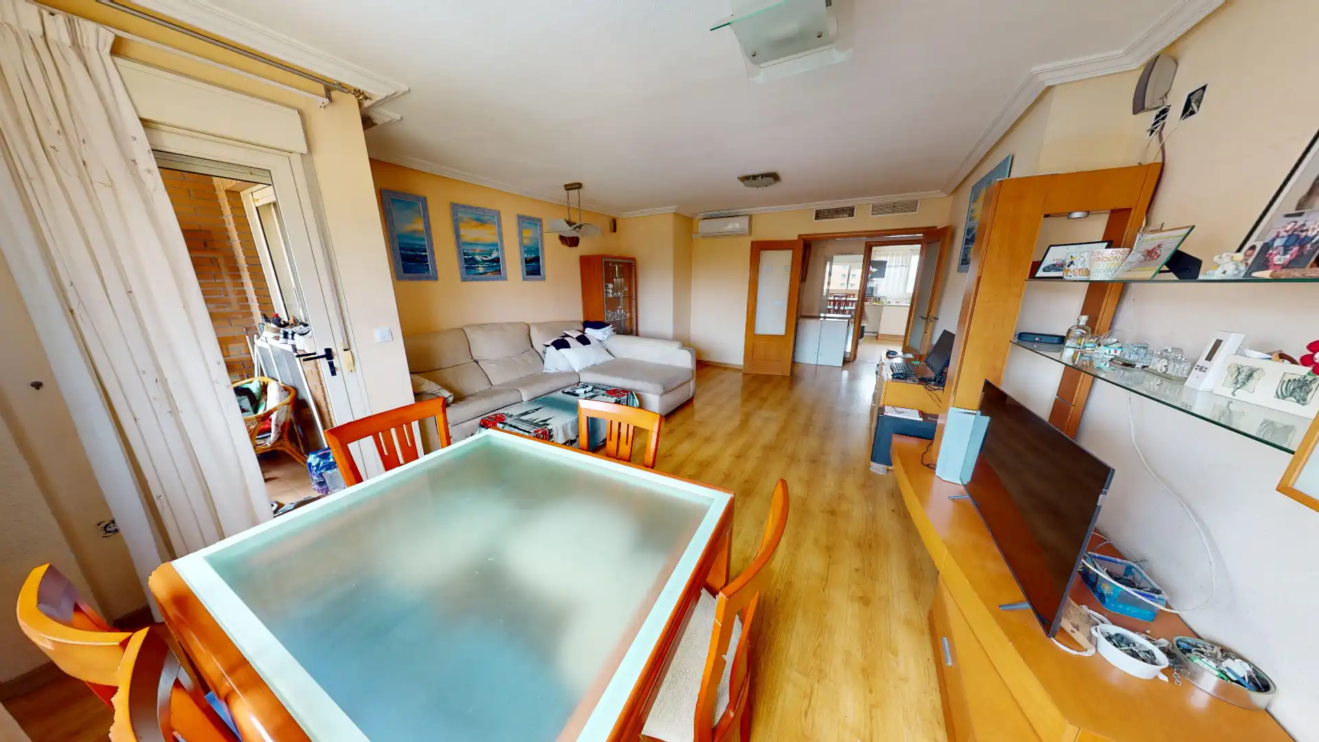 Sala de estar de Piso en venta en Alicante / Alacant con Aire acondicionado, Calefacción y Terraza
