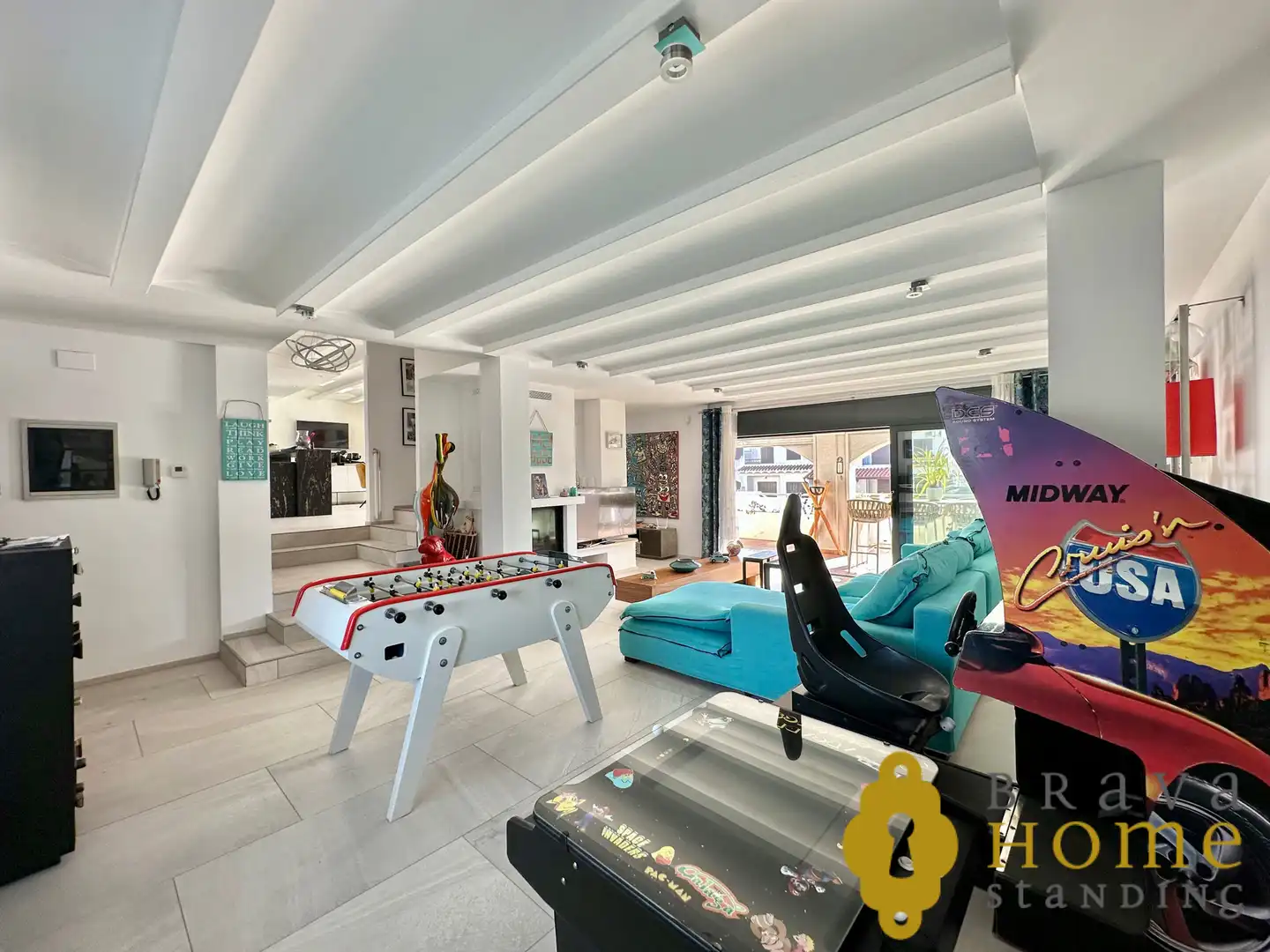 Sala de estar de Casa o chalet en venta en Empuriabrava con Aire acondicionado, Terraza y Piscina