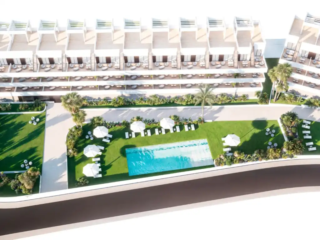 Jardín de Apartamento en venta en Finestrat con Terraza, Piscina y Amueblado