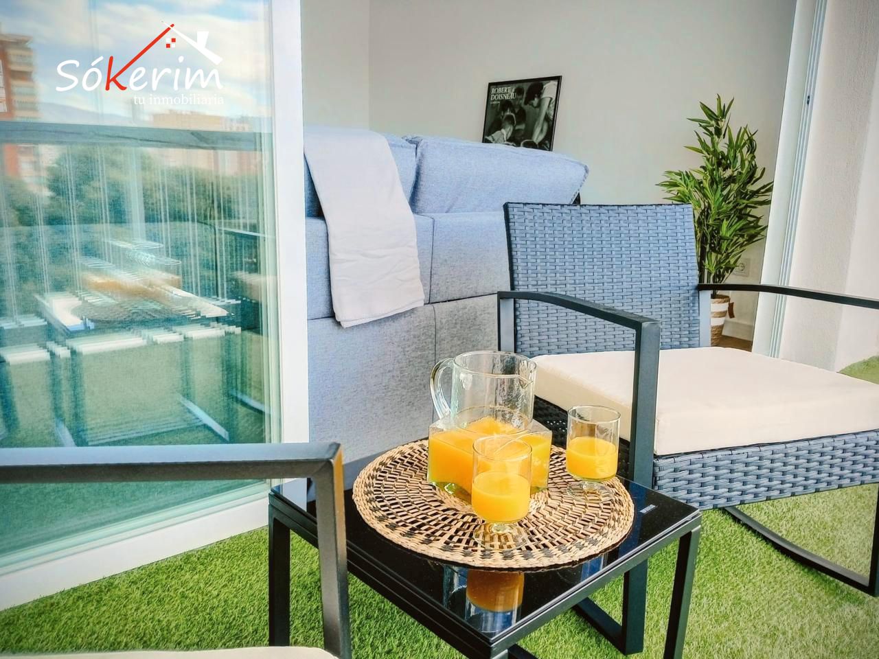 Terraza de Piso en venta en Benidorm con Aire acondicionado, Terraza y Amueblado